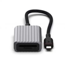 USB-C SD & mSD -kortinlukija, harmaa