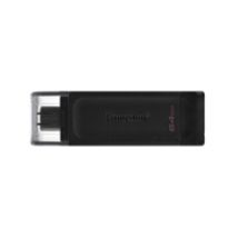 64GB DataTraveler 70, 3.2 Gen1 USB-C -muistitikku, musta
