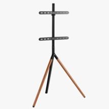 45-65" Trio Lite lattiajalusta, musta & pähkinä
