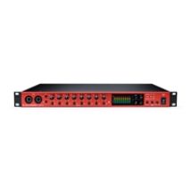 Clarett+ Octopre, 8-in, 8-out mikrofonietuvahvistin, musta/punainen