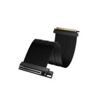 STRING, 200mm PCI-e 5.0 x16 Riser Cable, musta