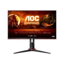 27" 27G2SU/BK, 165Hz Full HD -pelimonitori, musta/punainen