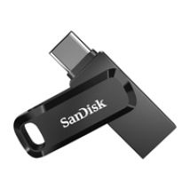 32GB Ultra Dual Drive Go, 3.2 Gen1 USB-A+C -muistitikku, jopa 150 MB/s, musta
