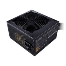550W MWE 550 Bronze V2, ATX-virtalähde, 80 Plus Bronze, musta