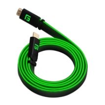 PREMIUM LED HDMI 2.1 -kaapeli, 8K/60Hz & 4K/120Hz, 1,5m, vihreä (Poistotuote! Norm. 24,90€)