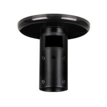 AV System 2, Heavy Duty Ceiling/Floor Mount Fixed for 50 mm poles, musta