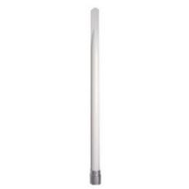 2,4/5 GHz ympärisäteilevä Wi-Fi -antenni ulkokäyttöön, N-uros, 5 dBi, valkoinen