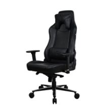 Vernazza SoftPU - Pure Black, keinonahkaverhoiltu pelituoli, musta