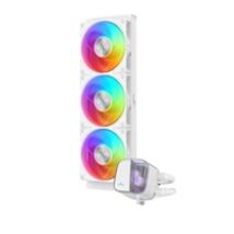 L70 White, 360mm AIO-nestejäähdytysratkaisu prosessorille, valkoinen