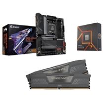 B650 AORUS ELITE AX V2 + Ryzen 7 7700X + 32GB DDR5 6000MHz -tuotepaketti