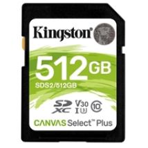 512GB Canvas Select Plus, SDXC -muistikortti, UHS-I V30 U3, 100/85 MB/s