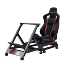 GTtrack Racing Simulator Cockpit -ajotuoli, musta