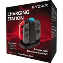 Kyzar Charging Station, latausasema Joy-Con -ohjaimille, musta