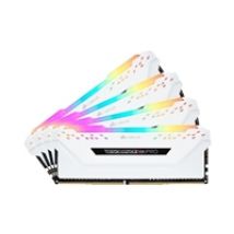32GB (4 x 8GB) Vengeance RGB PRO, DDR4 3600MHz, CL18, 1.35V, valkoinen