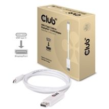 USB-C -> DisplayPort 1.2 -kaapeli, 1,2m, valkoinen