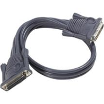 KVM-kaapeli, DB25 uros-naaras, Daisy Chain-kaapeli, 15m