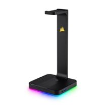 ST100 RGB Premium Headset Stand -kuuloketeline, jossa 7.1 -ääni, musta  (Poistotuote! Norm. 139,90€)