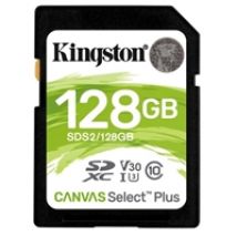 128GB Canvas Select Plus SDXC -muistikortti, Class 10, UHS-I, 100/85 MB/s