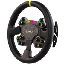 MOZA RS V2 Ohjauspyörä, Nahkaa