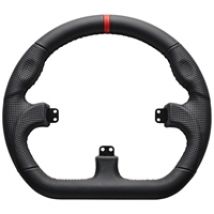 Closed D Black Leather Rim -ohjauspyörä