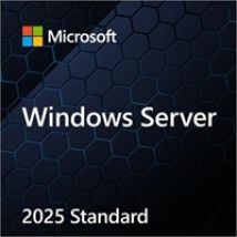 Windows Server 2025 Standard, 24 ydintä, DVD, 64-bit, englanti
