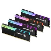 64GB (4 x 16GB) Trident Z RGB, DDR4 3600MHz, CL18, 1.35V, musta