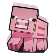 Minecraft Box Light - Pig, 16cm