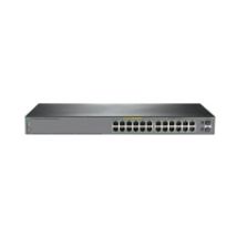 OfficeConnect 1920S 24G 2SFP PPoE+ 185W Switch, räkkiasennettava kytkin, musta/harmaa