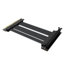PCIe Riser Cable, Gen 4 x16, 200mm, musta