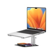 HiRise Pro MacBookille, kannettavan tietokoneeen jalusta, hopea