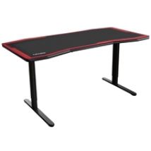 Desk D16M -pelipöytä, manuaalisesti säädettävä, Carbon Red