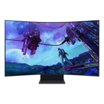 55" Odyssey Ark 2nd Gen. G97NC, 165Hz kaareva 4K UHD -pelimonitori, musta