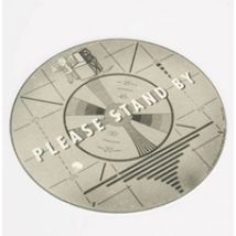 Fallout Slip Mat - Please Stand By Record - 30 x 30 cm, liukumatto