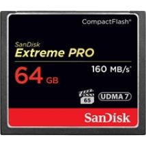 64GB Extreme Pro CompactFlash -muistikortti, 160/140 MB/s