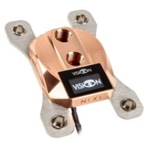 cuplex kryos NEXT with VISION -vesiblokki prosessorille, AMD AM4, Copper/Copper
