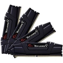 128GB (4 x 32GB) Ripjaws V, DDR4 3600MHz, CL18, 1.35V, musta
