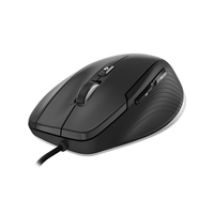 CadMouse Compact, ergonominen oikeakätinen hiiri, 7200 DPI, musta/hopea