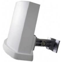 2,4 / 5 GHz suuntaava Wi-Fi -antenni ulkokäyttöön, N-naaras, 10-15 dBi, valkoinen