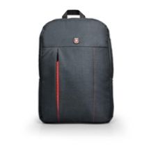 PORTLAND Backpack, 15,6" kannettavan tietokoneen reppu, musta/punainen