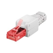 UTP Cat6 suojaamaton laitekaapelin RJ45-liitin, Tool-free, 2 kpl