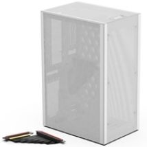 Meshlicious - Full Mesh, Mini-ITX -kotelo, PCIe 4.0, valkoinen