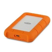 4TB Rugged USB-C, 2.5" ulkoinen USB-C kiintolevy, oranssi/harmaa