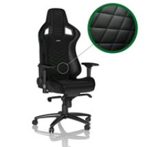 EPIC Gaming Chair, keinonahkaverhoiltu pelituoli, musta/vihreä