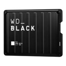 2TB WD_BLACK P10 Game Drive, ulkoinen 2.5" kiintolevy, USB 3.2 Gen1, musta