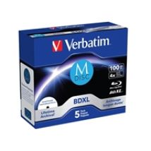 M-Disc BD-R XL 100GB, 4x, jewel case, 5kpl