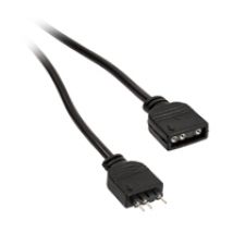 ARGB 3-pin Extension Cable -jatkokaapeli, 50cm, musta