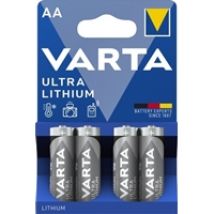 AA/LR06 -paristo, Lithium, 4kpl