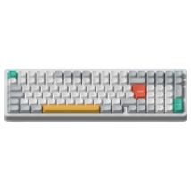 Halo96 V2, langaton mekaaninen näppäimistö, 96%, Lemon Switch, Ionic White