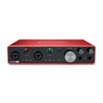 Scarlett 8i6 3rd Gen, 8-in, 6-out ulkoinen USB-äänikortti/Audio Interface, musta