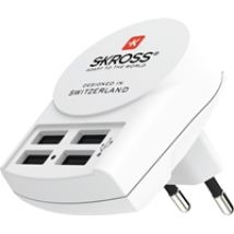 Verkkovirtalaturi, 4x USB-A, valkoinen